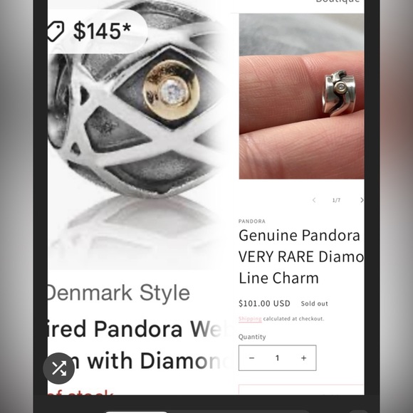 Pandora 14k Gold Sterling Bracelet & 20pc 14k Gold Sterling Pandora Charms Lot - Picture 13 of 16